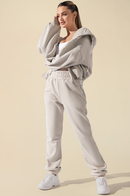 Cloud Rollover Sweatpant - Seashell
