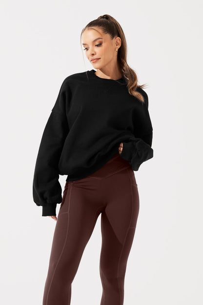 Cloud Crewneck Sweater - Black