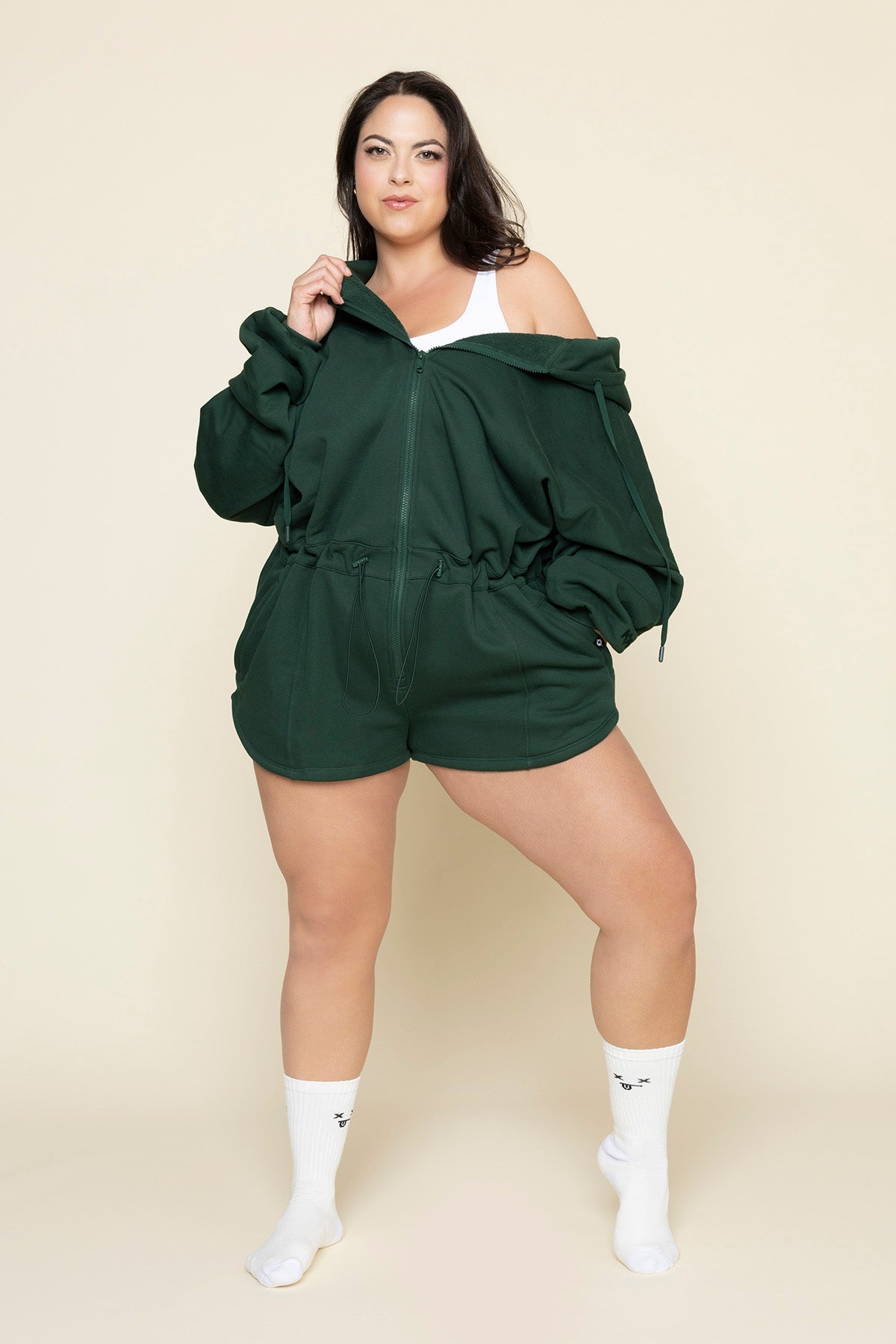 Cloud Romper - Game Time Green