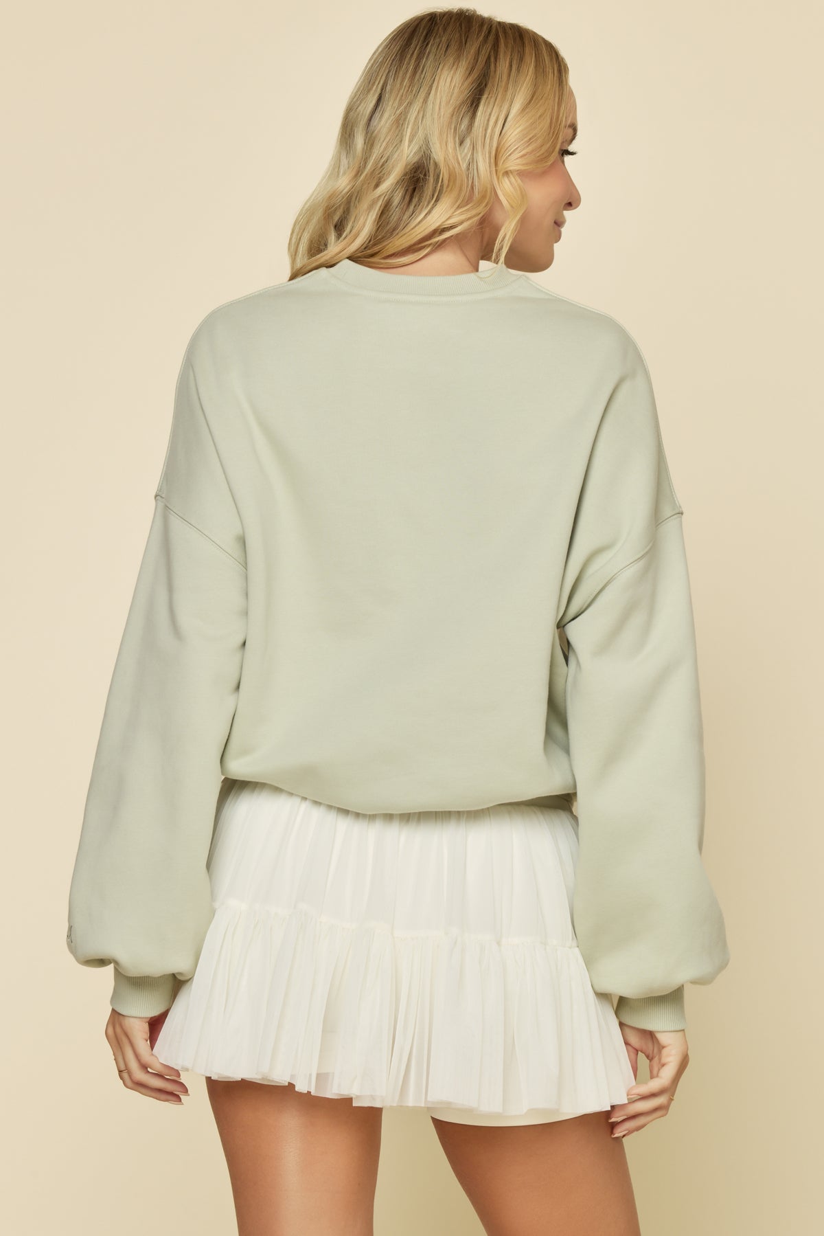 Cloud Crewneck Sweater - Succulent
