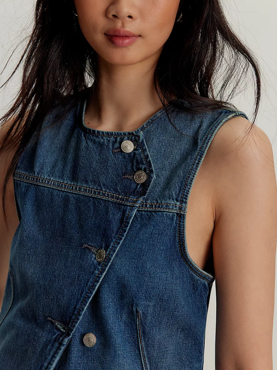 FREE PEOPLE Maris Denim Vest