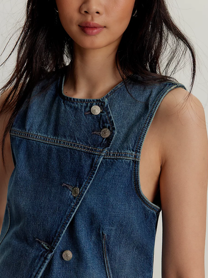 FREE PEOPLE Maris Denim Vest