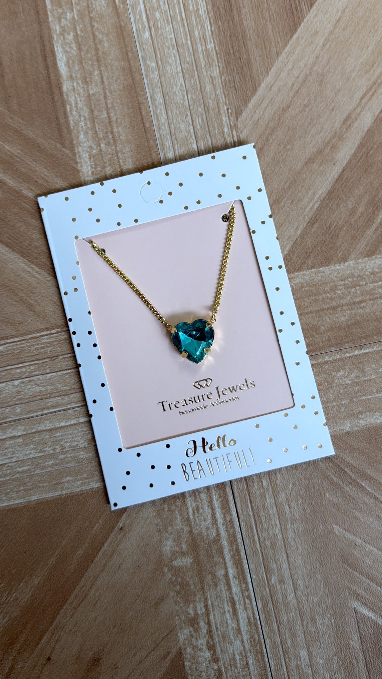 Berry Crush Necklace, Aqua