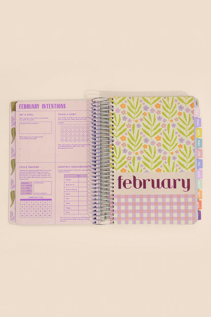 2026 Fit Planner + Stickers - Black Metallic
