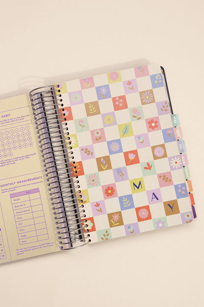 2026 Fit Planner + Stickers - Black Metallic