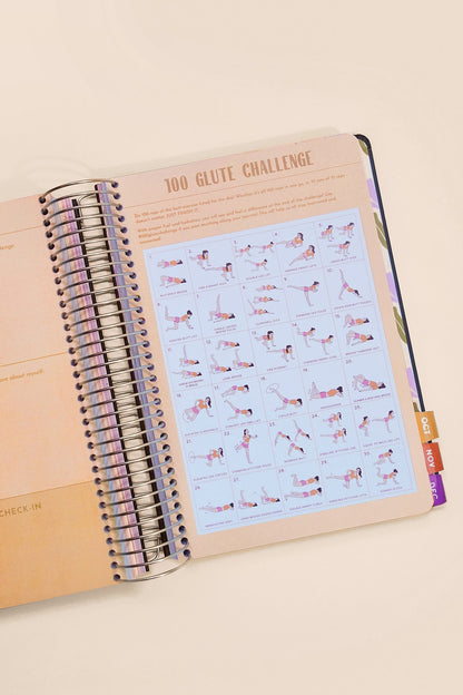 2026 Fit Planner + Stickers - Multicolor Floral