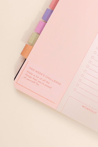 2026 Fit Planner + Stickers - Black Metallic