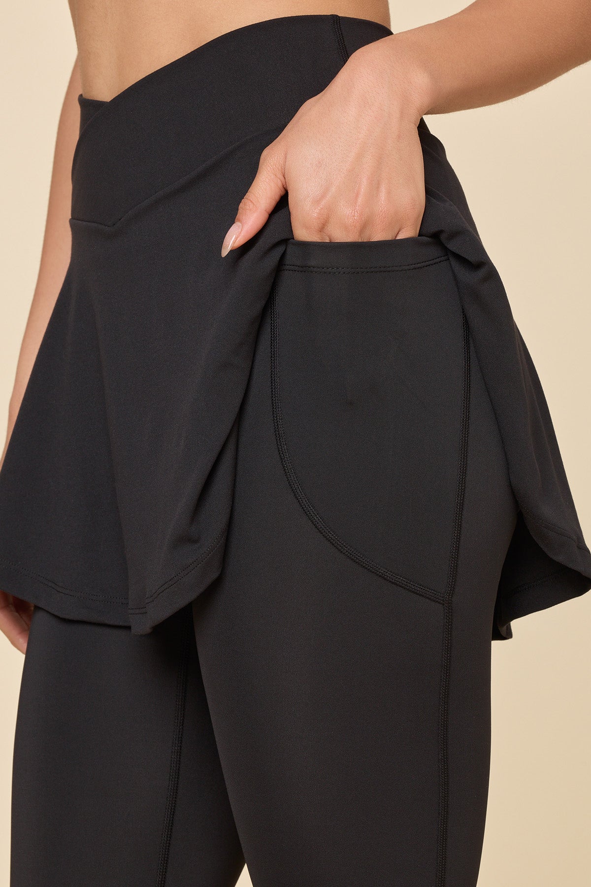 Crisscross Hourglass® Sklegging - Black