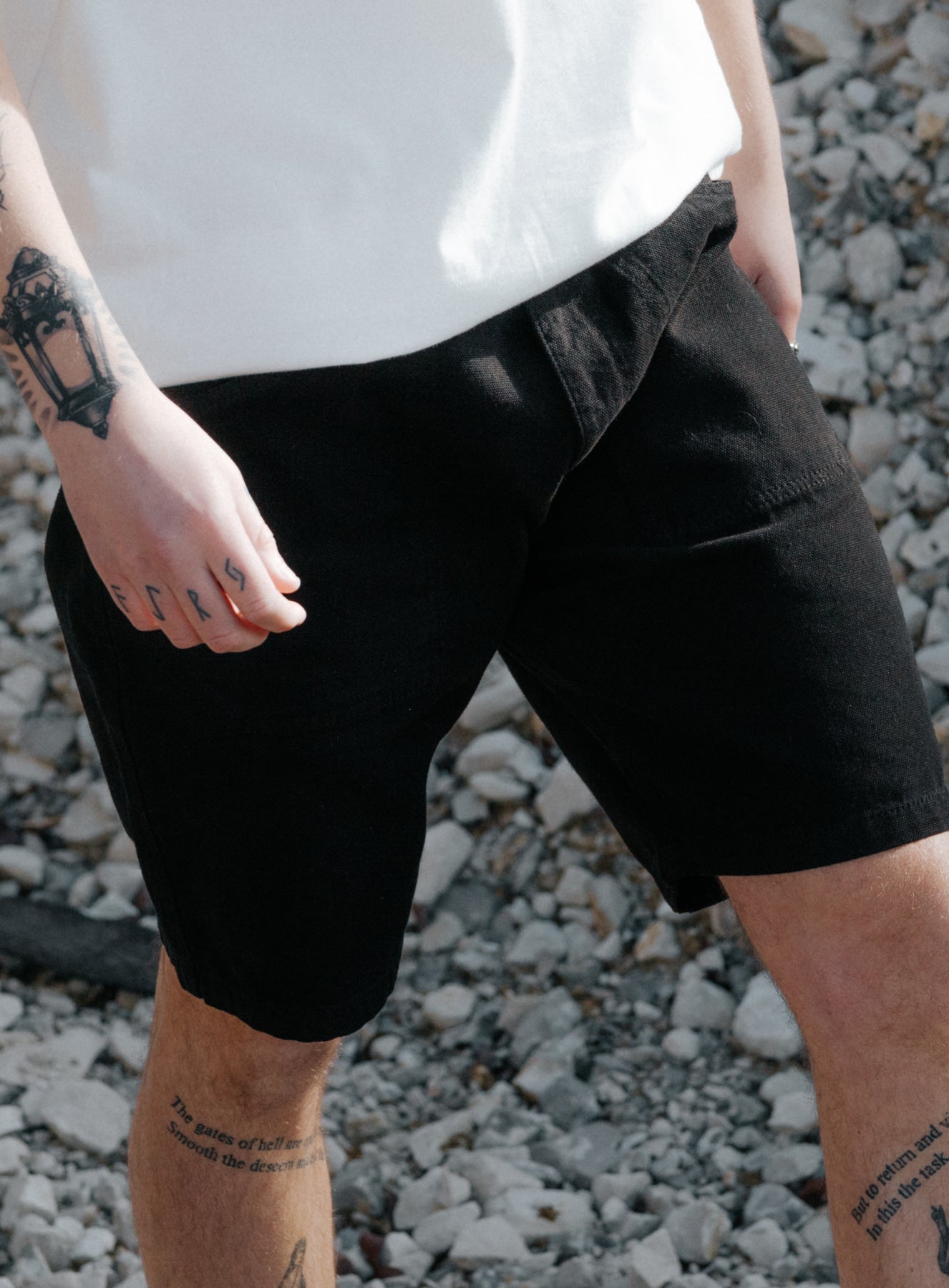 DISSIDENT CANVAS SHORTS