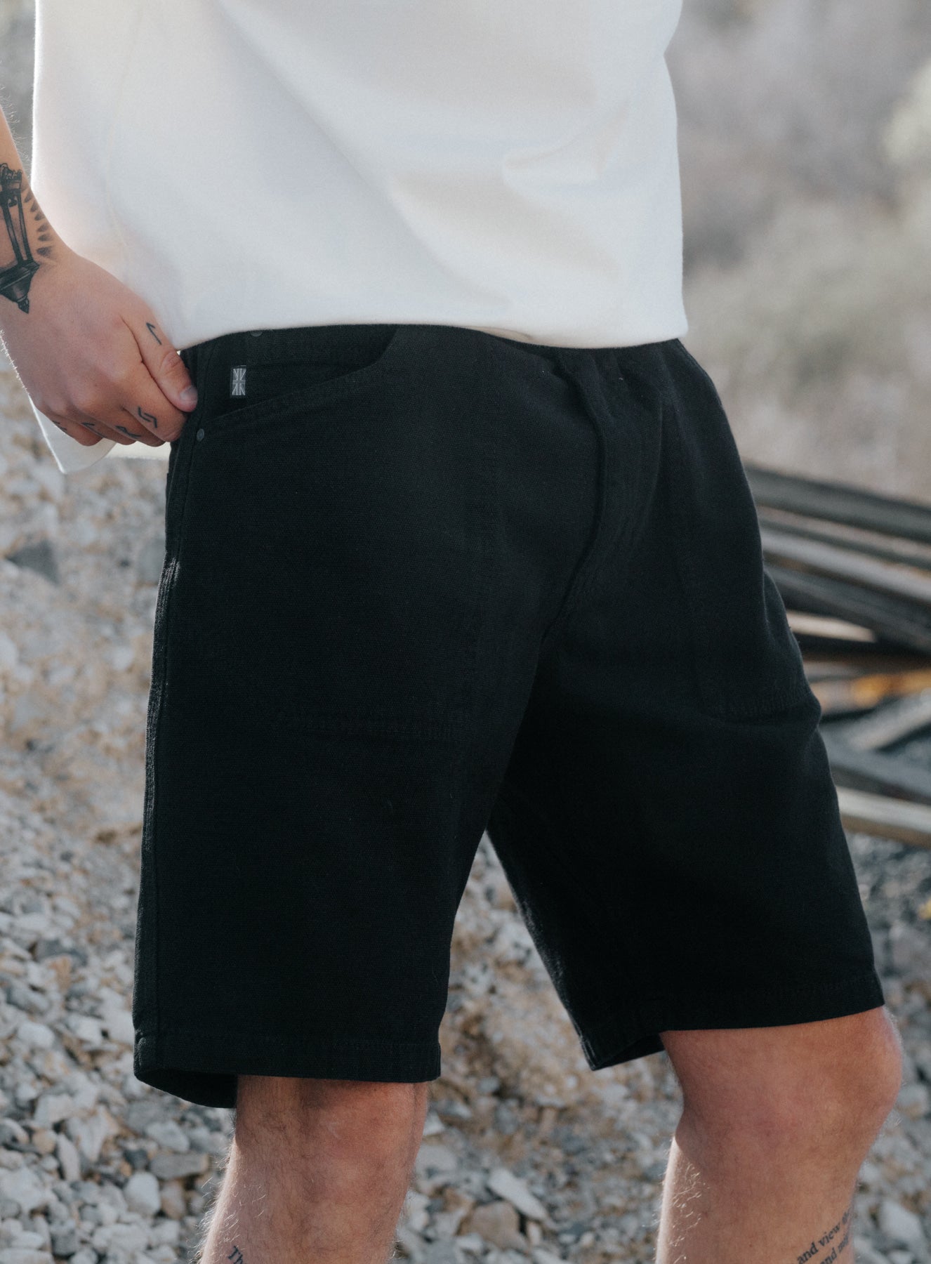 DISSIDENT CANVAS SHORTS