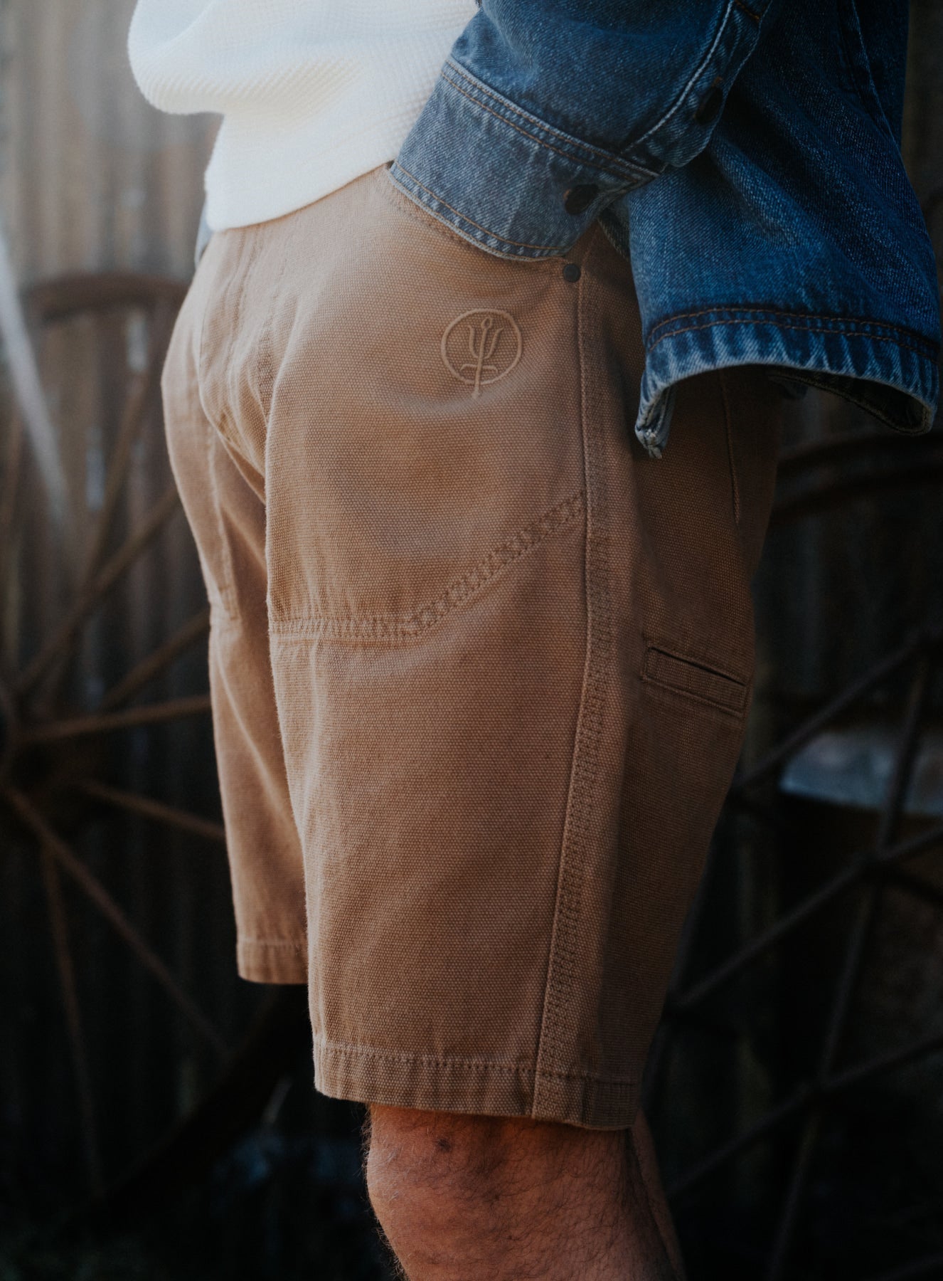 DISSIDENT CANVAS SHORTS