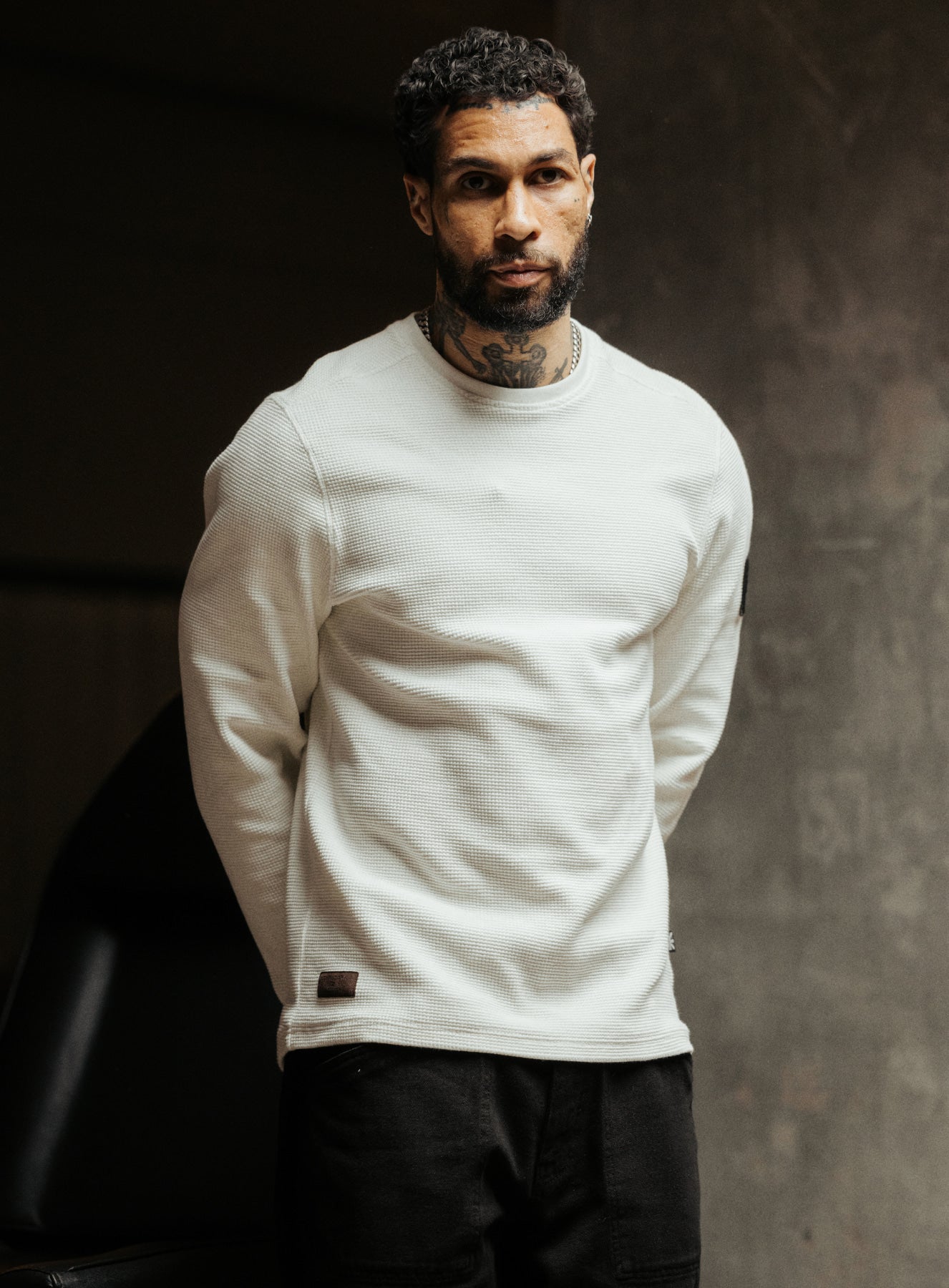 DISSIDENT WAFFLE LONG SLEEVE T-SHIRT
