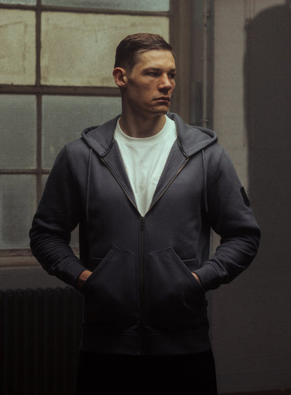 DISSIDENT ZIPPED HOODIE