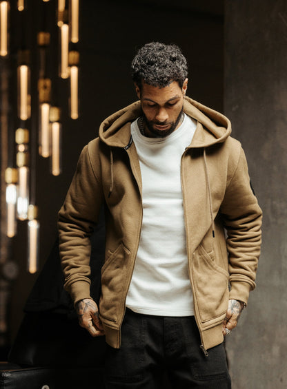 DISSIDENT ZIPPED HOODIE