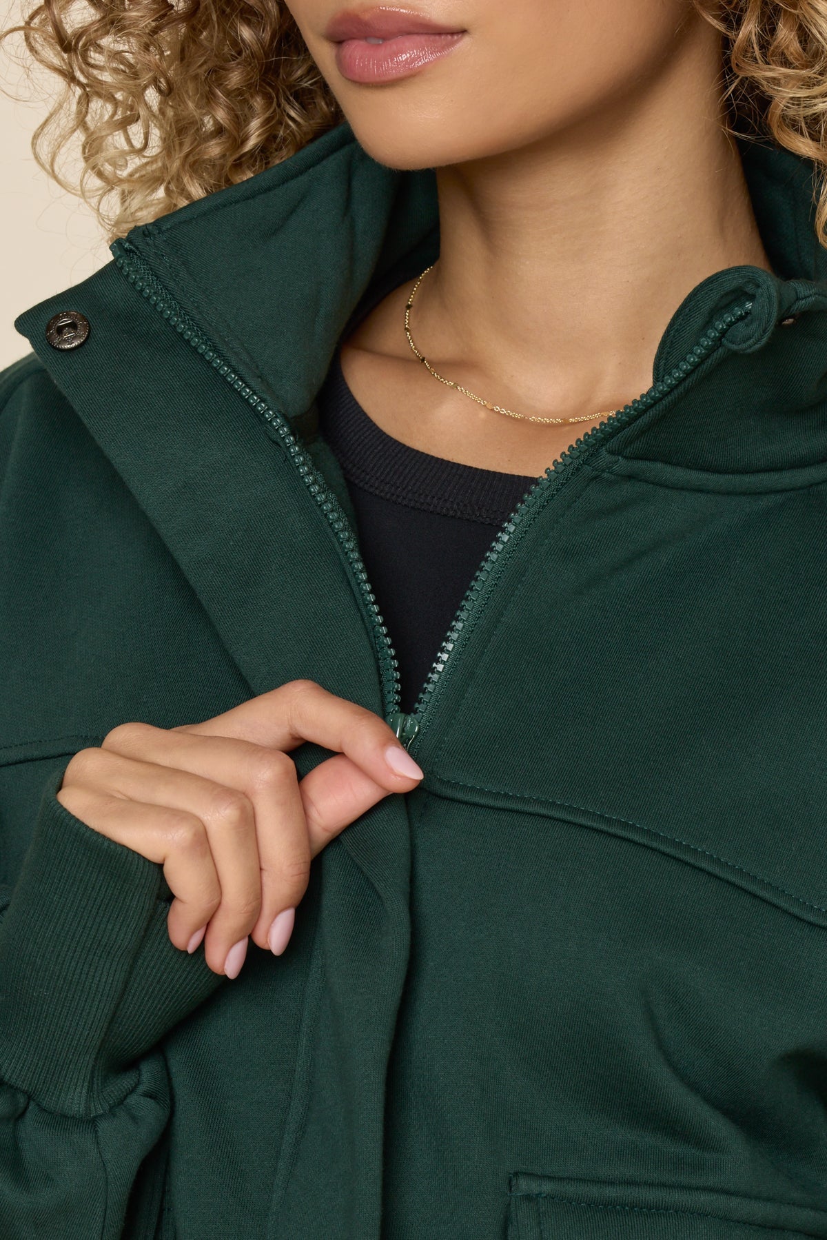 Cloud Bomber Jacket - Game Time Green