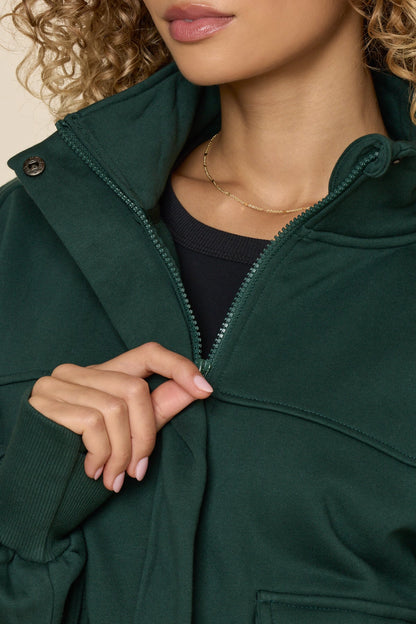 Cloud Bomber Jacket - Game Time Green
