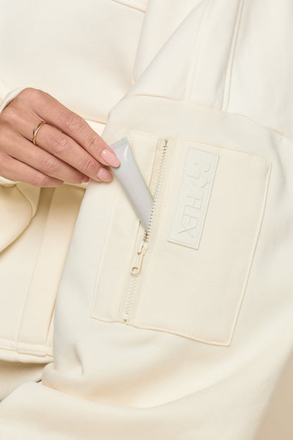 Cloud Bomber Jacket - Ivory