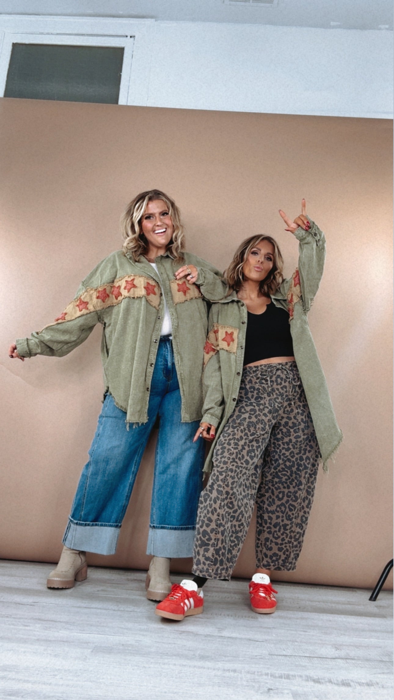 All The Stars Washed Button Down Top, Olive