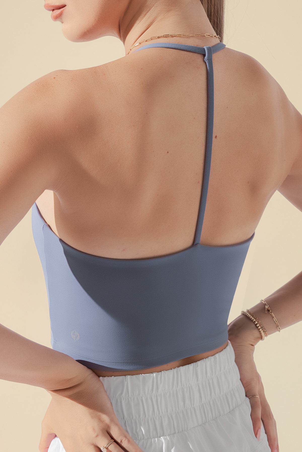 Flexy Crop Top - Blue Mist