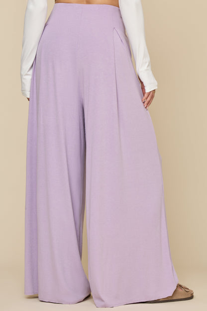Go with the Flow Wide Leg Pant - Lavender Haze