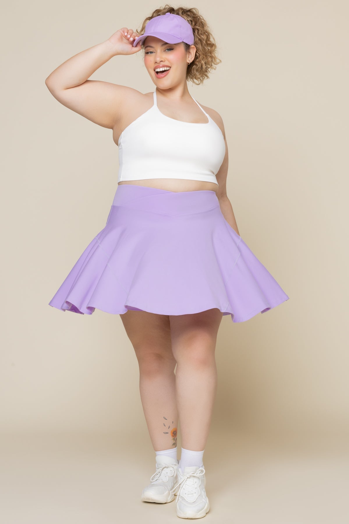 Crisscross Hourglass® Twirl Skort (Longer) - Digital Lavender