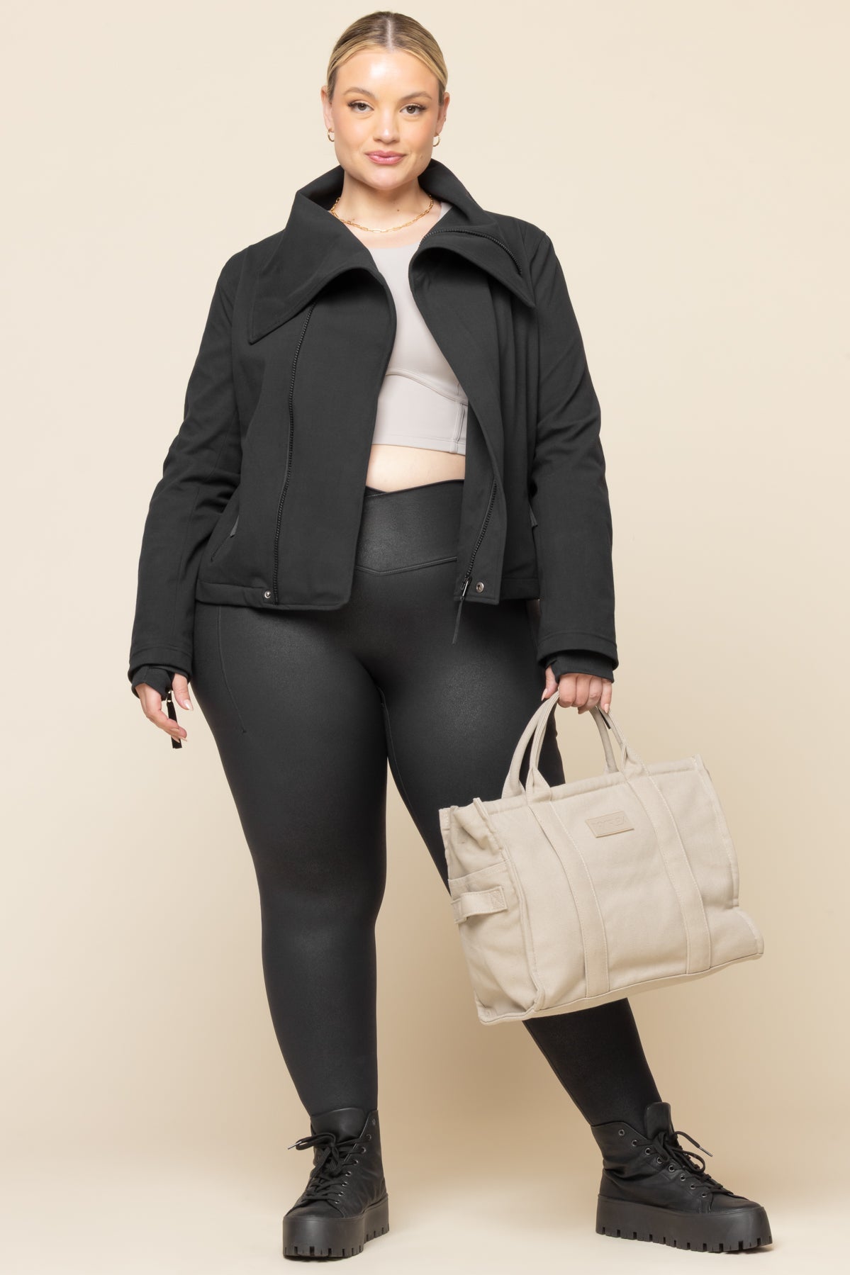 Heart Racer Moto Jacket - Black