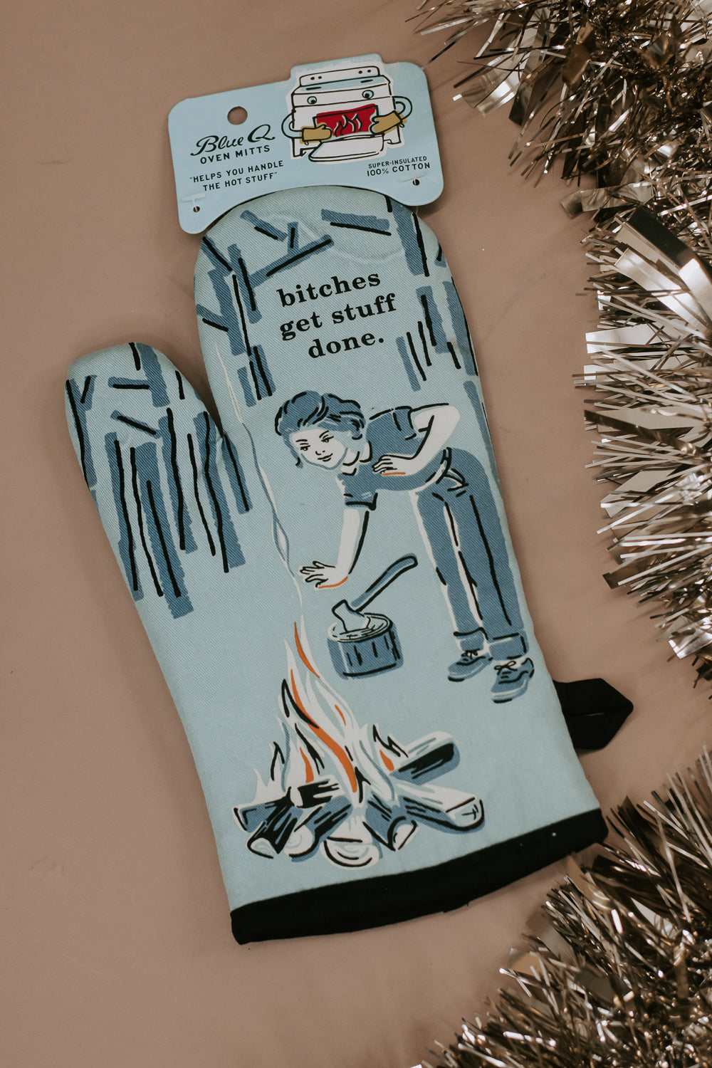 Blue Q Oven Mitt - B****** Get Stuff Done
