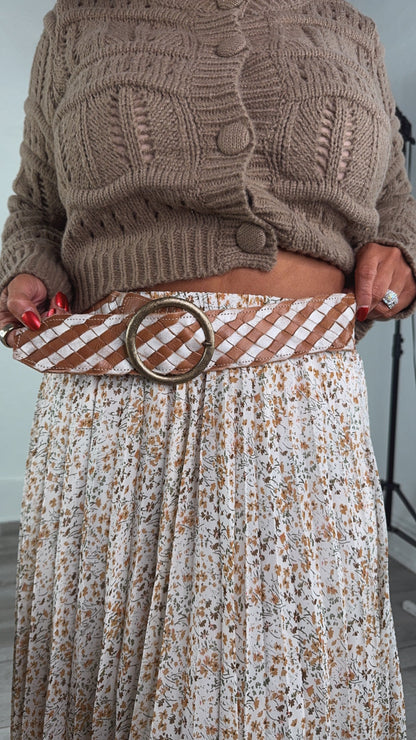 Bedstu Dreamweaver Belt, Tan Nectar Lux