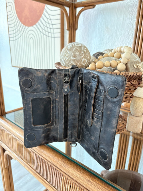 BedStu Cadence Crossbody, Black Rustic