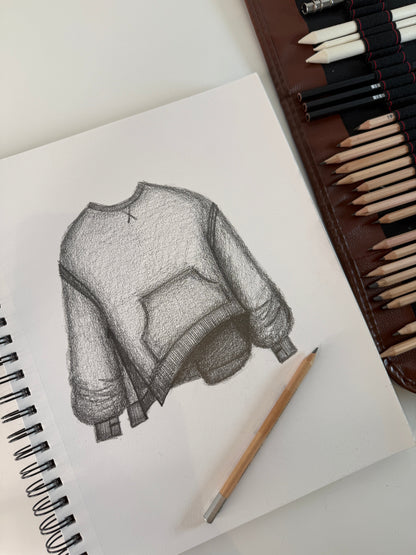 Boxy Crewneck - Vintage Black