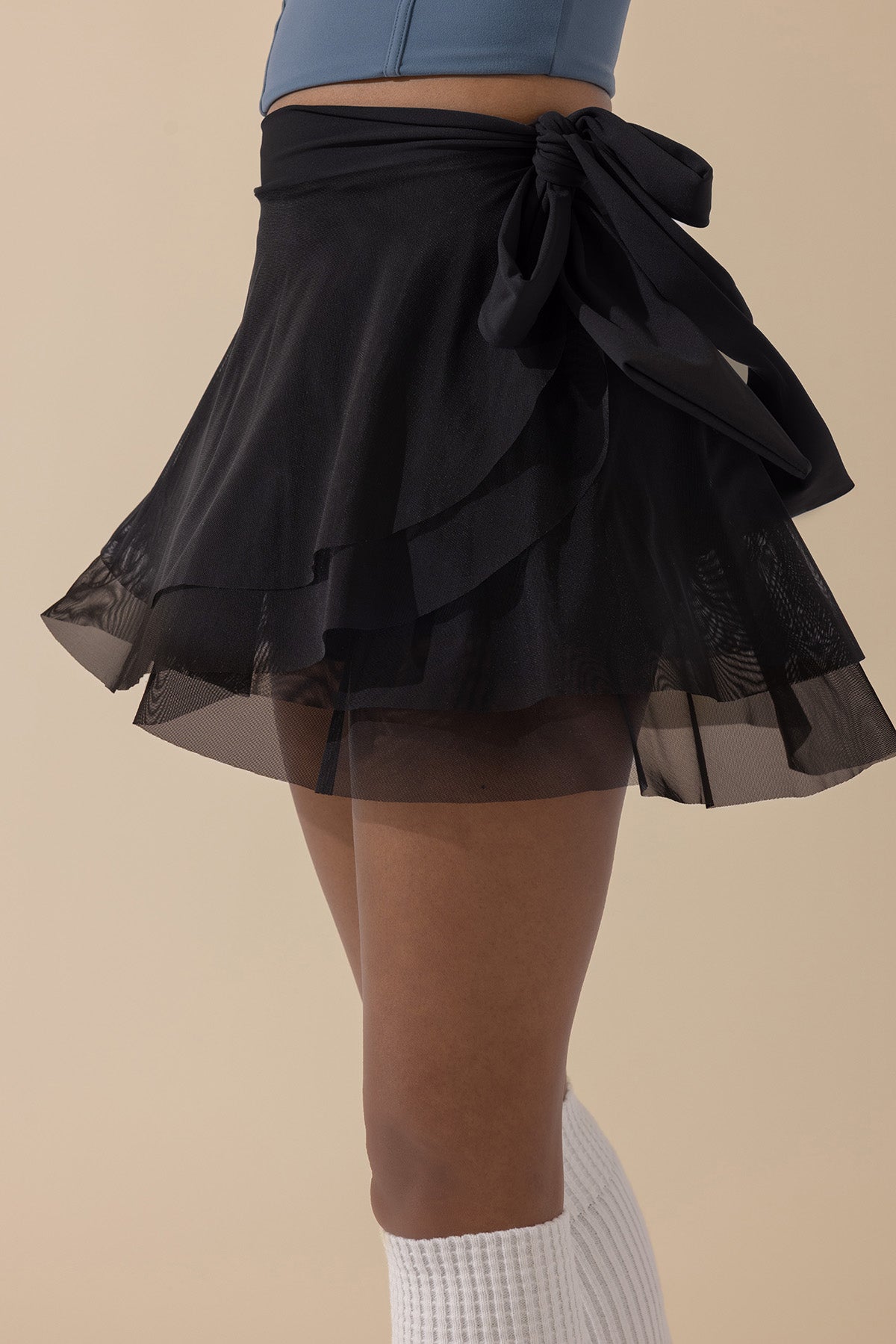 Juliet Wrap Skort - Black