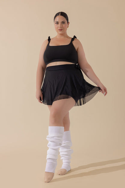 Juliet Wrap Skort - Black