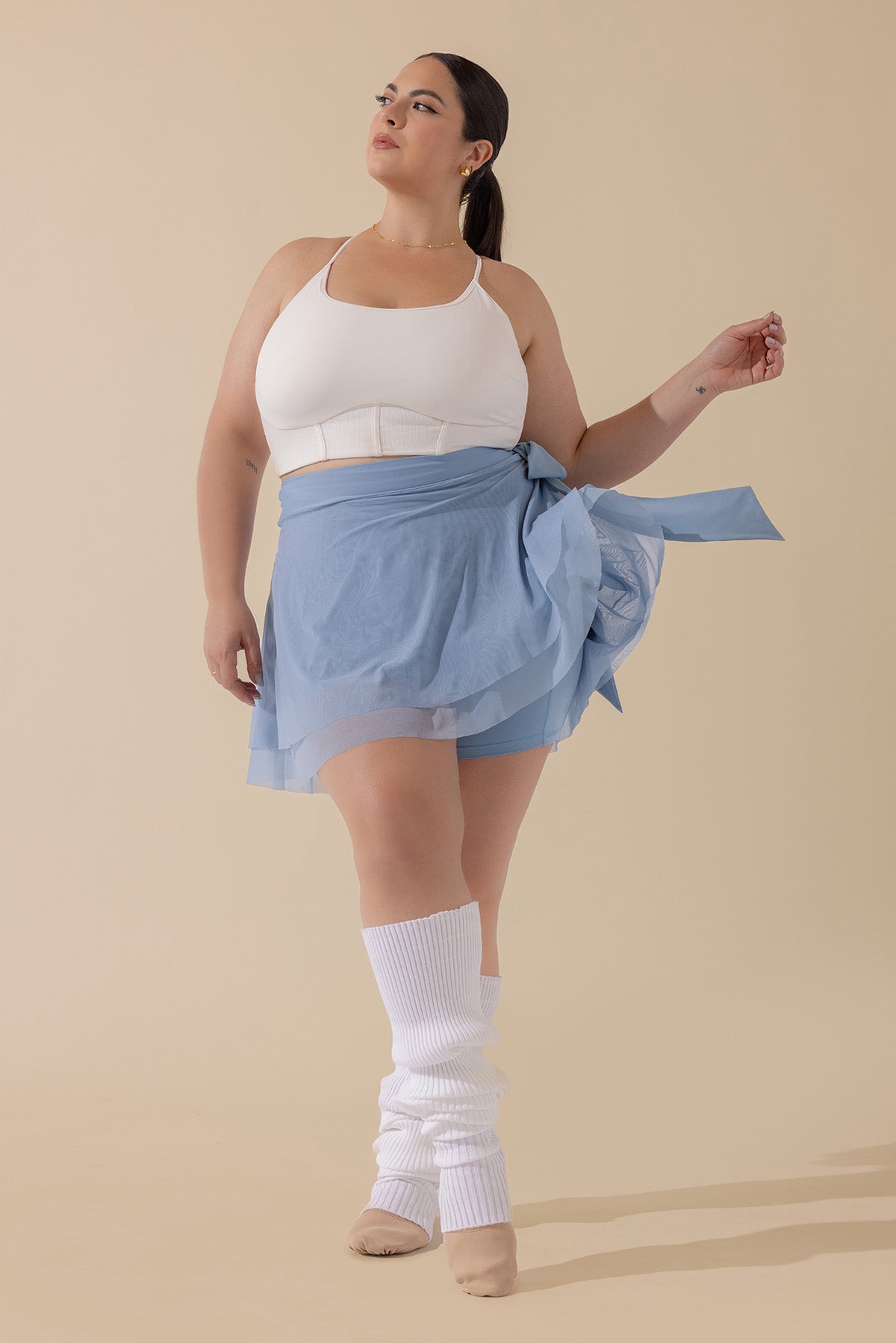 Juliet Wrap Skort - Blue Storm