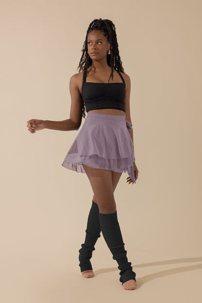 Juliet Wrap Skort - Dusty Mauve