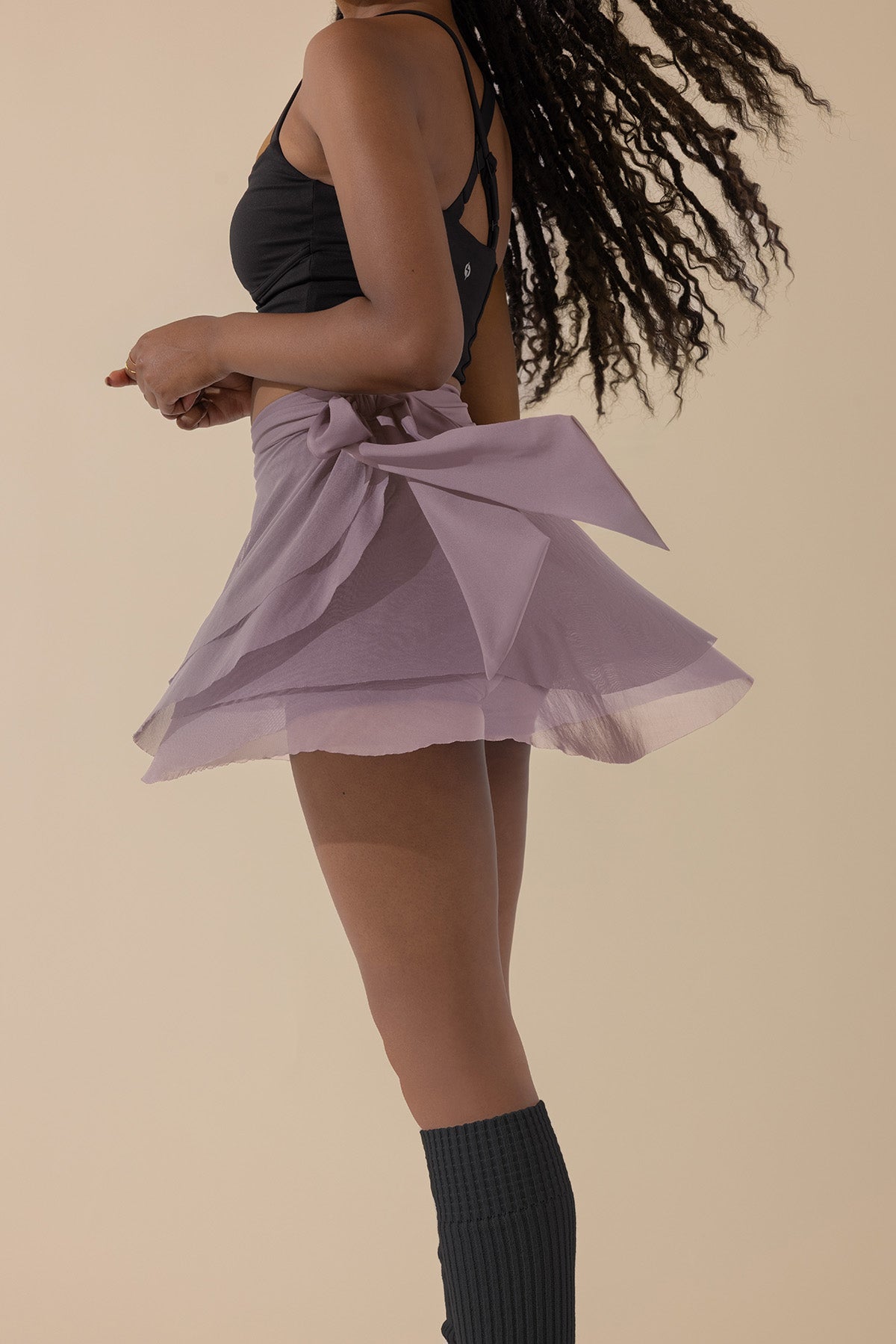 Juliet Wrap Skort - Dusty Mauve