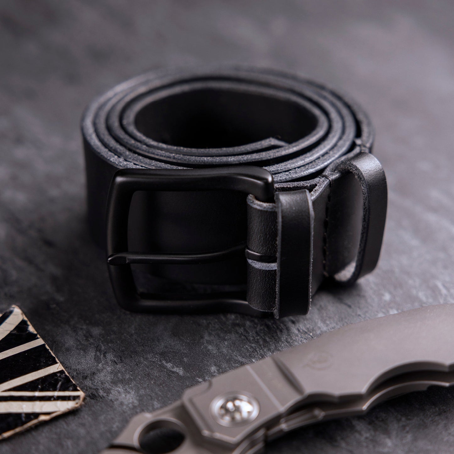 THRUDARK LEATHER BELT