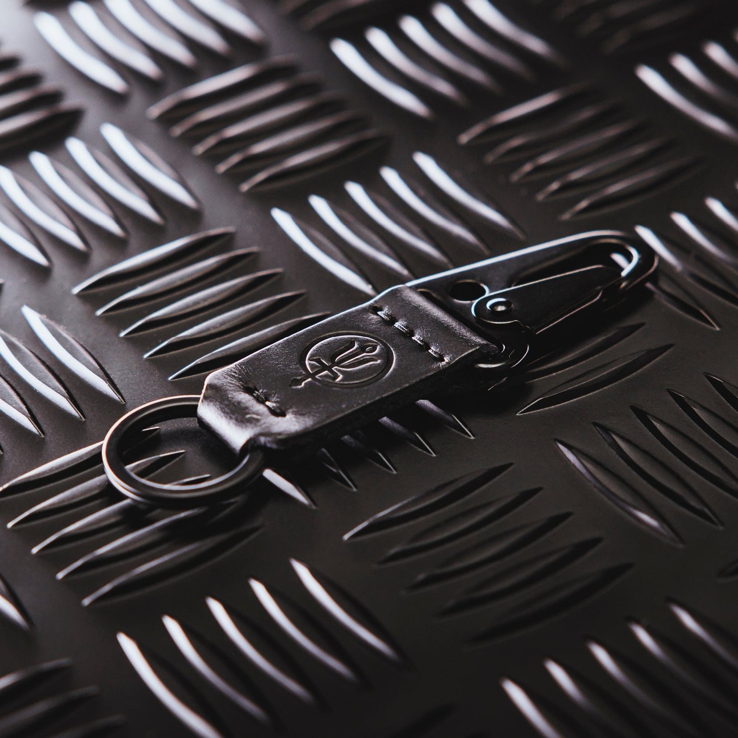 LEATHER TRIGGER KEYRING