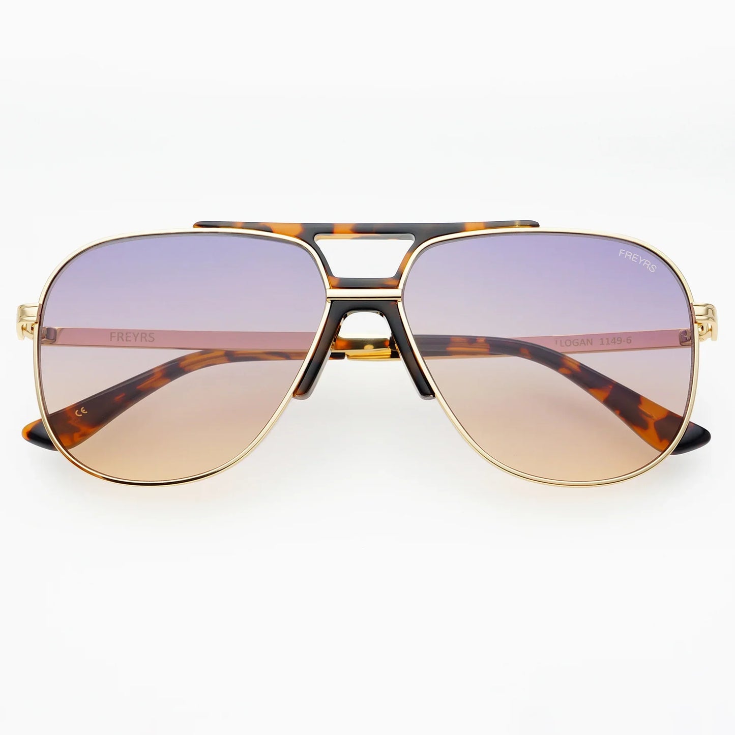 FREYRS Logan Sunglasses WHS - New - Tortoise / Sunrise