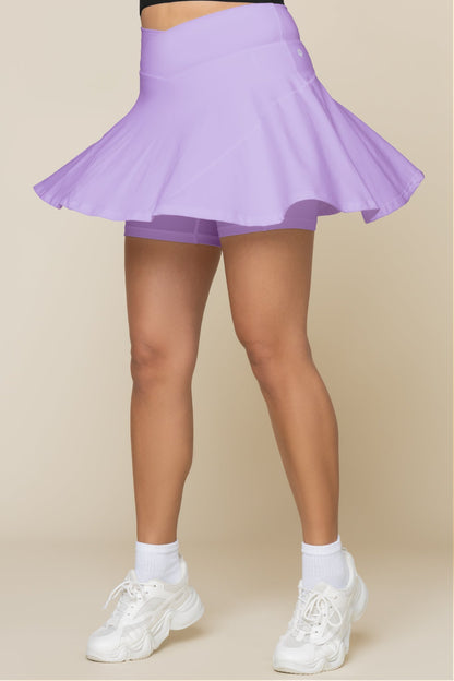Crisscross Hourglass® Twirl Skort (Longer) - Digital Lavender