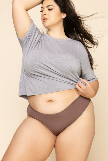 Next to Nothing Cheeky Panty - Dark Mocha