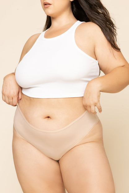 Next to Nothing Thong Panty - Rose Beige