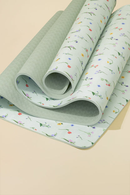 Vegan Suede Yoga Mat - Meadow