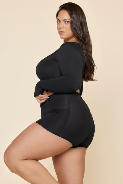 Next to Nothing Girlshort Panty with Pockets - Black