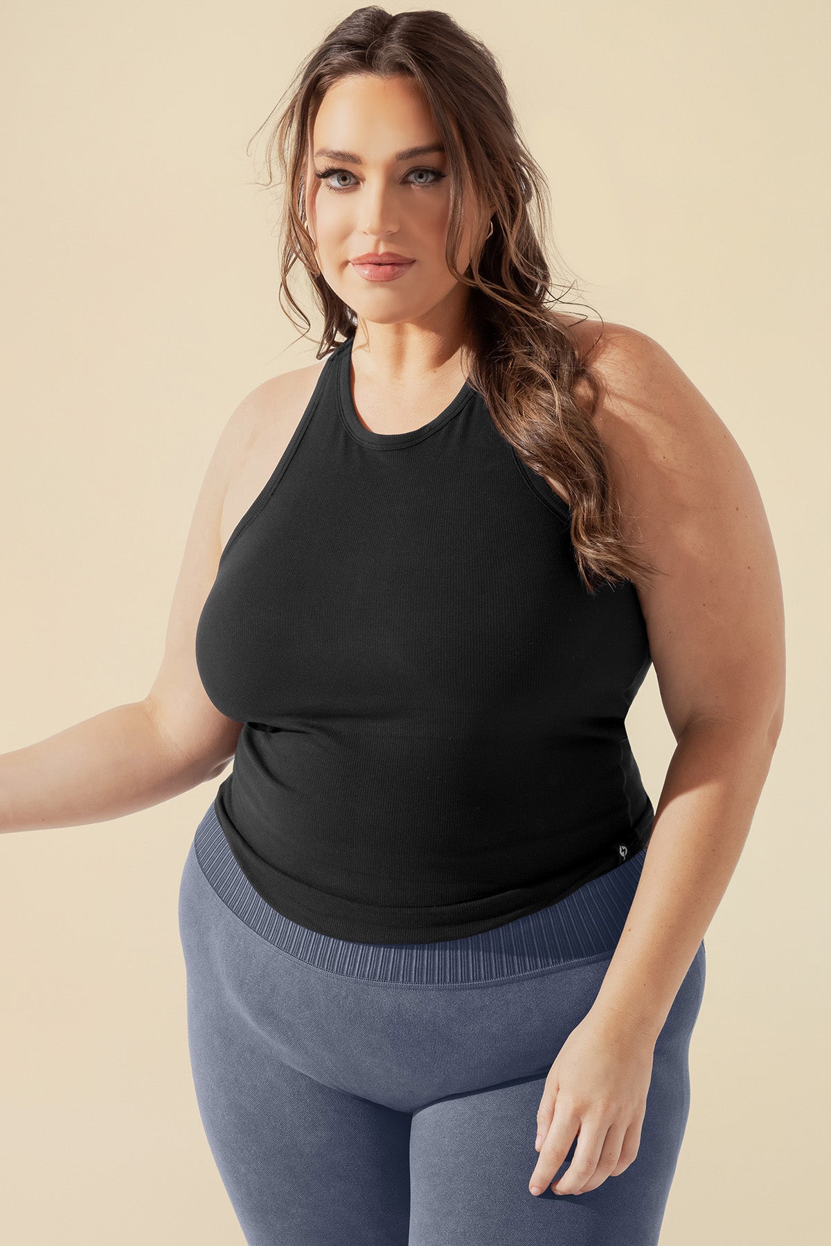 Not Your Typical Tank (Built-in Bra) - Black
