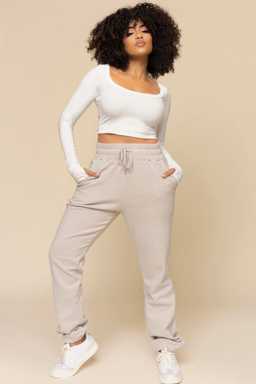 Ooey Gooey Sweatpant - Silver Birch