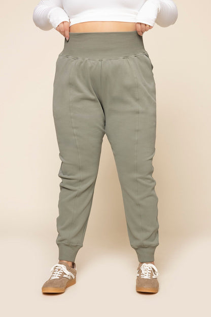 Ooey Gooey Jogger - Light Sage