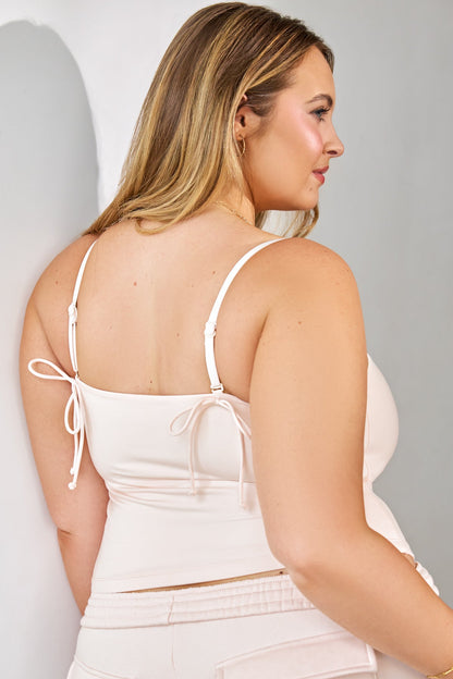 Perfect Cami with Bow - Tutu Pink