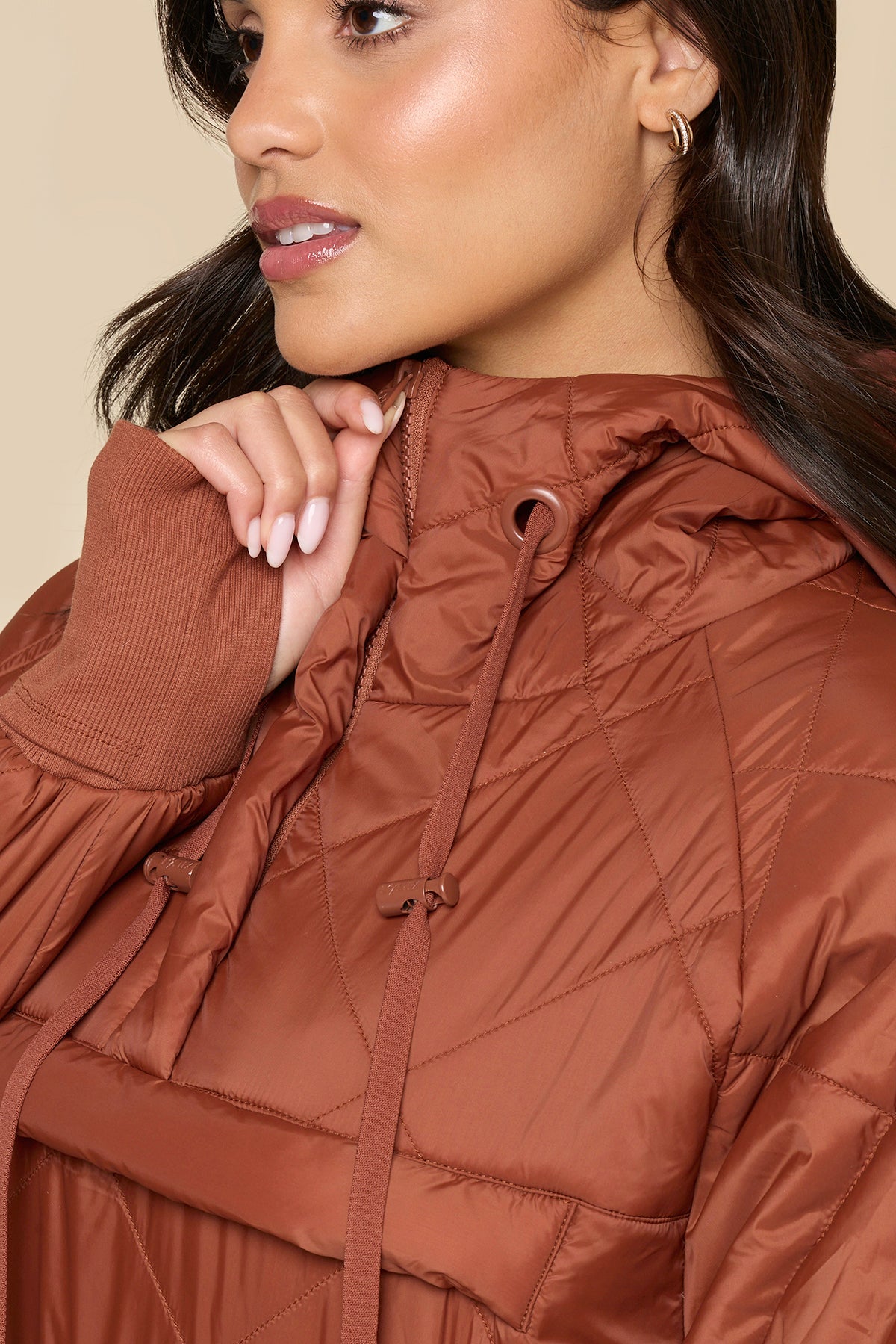 Pillow Packable Puffer Jacket - Burnt Sienna