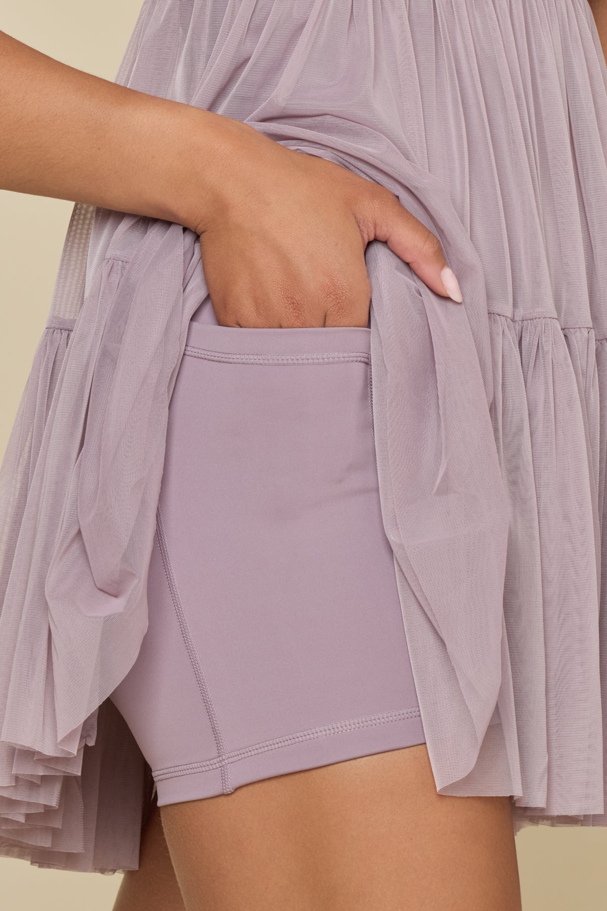 Pirouette Babydoll Dress - Dusty Mauve