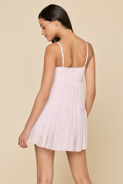 Pirouette Babydoll Dress - Orchid Ice